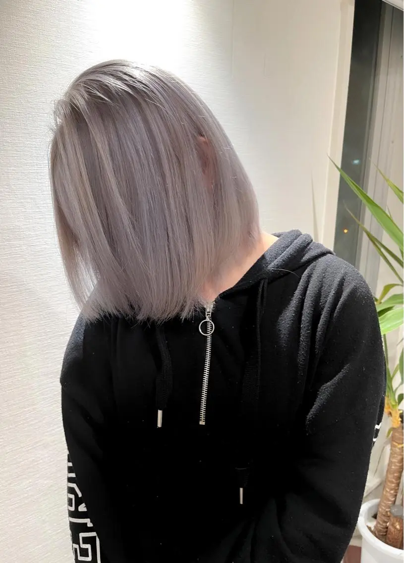 カラー グレージュ 清水 亮太/赤み消しカラーのヘアスタイル