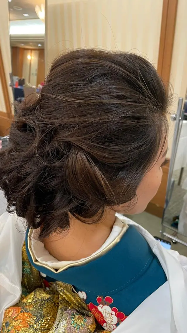 ヘアアレンジ ヘアセット HempBeauty 浅野アサミのヘアスタイル