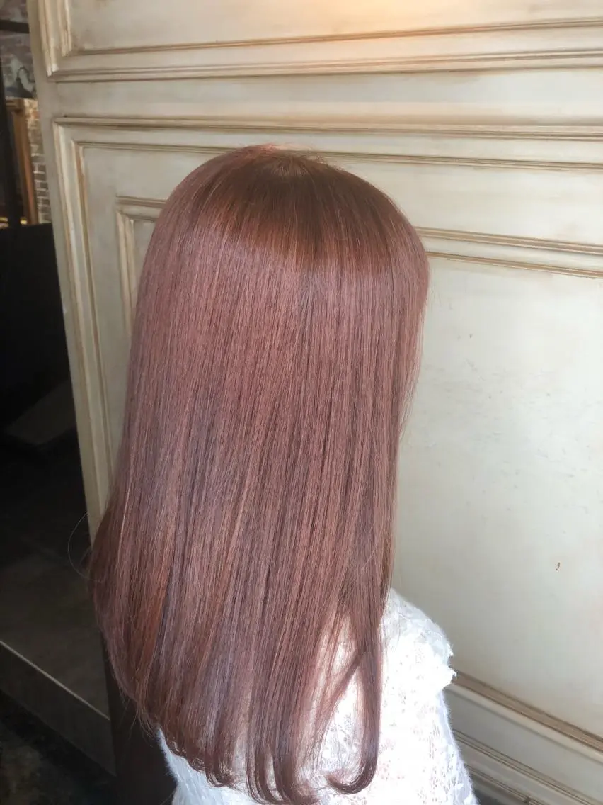 セミロング カラー 藤木 雅俊のヘアスタイル