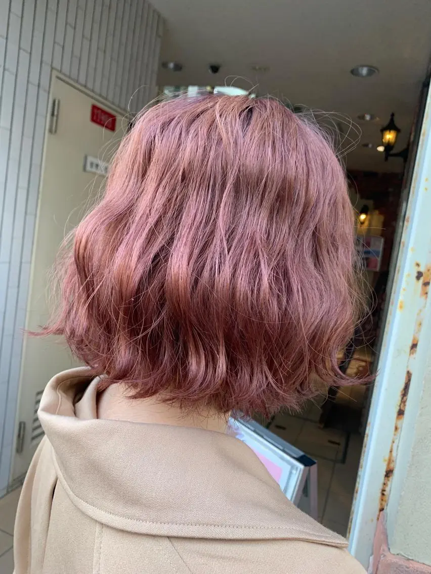 ショート カラー 髪質改善 艶髪🔵フセナオヤのヘアスタイル