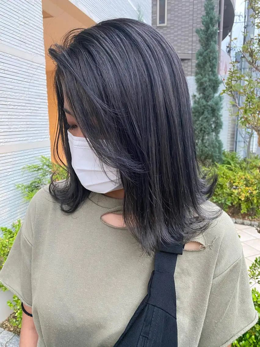 ミディアム ヘアカラー トリートメント トップスタイリスト/ アユミのヘアスタイル