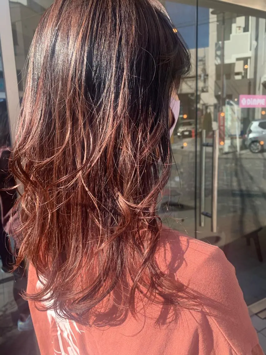 ロング カラー ヘアカラー トリートメント ヘアセット 🌸スタイリスト 山浦美恵のヘアスタイル