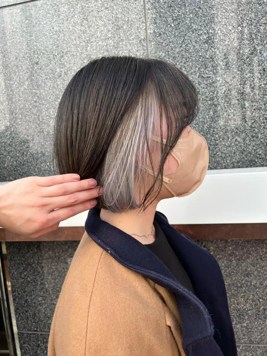 ショート カラー ヘアアレンジ ブリーチ 🔶似合わせセンター パート/ヤス🔶のヘアスタイル