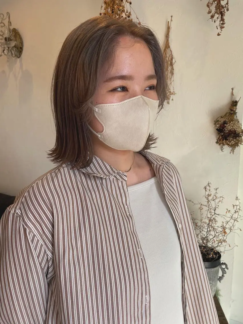 ミディアム カラー 透明感カラー ヘアカラー m ā l o.🌷 サカモトマイコのヘアスタイル