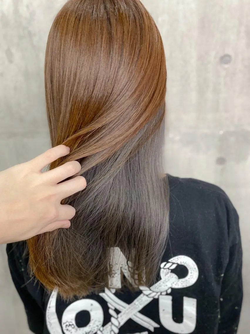 ミディアム カラー 【透明感、艶髪】西村 有司のヘアスタイル