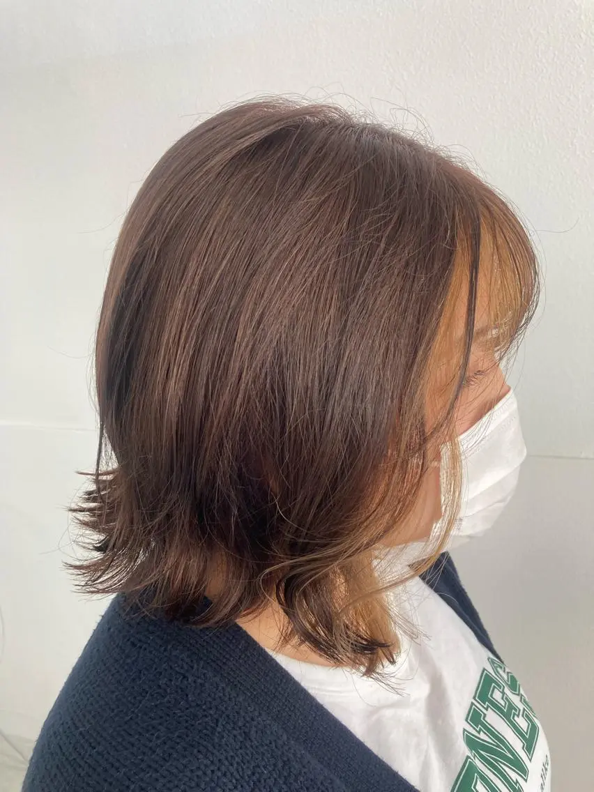 ミディアム ヘアカラー トリートメント CoCooN Hiromiのヘアスタイル