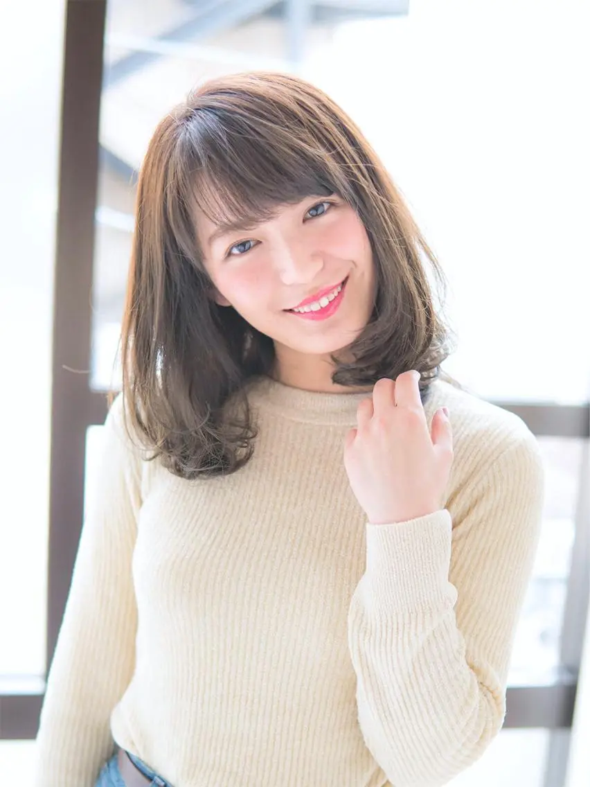 セミロング 永野 良一のヘアスタイル