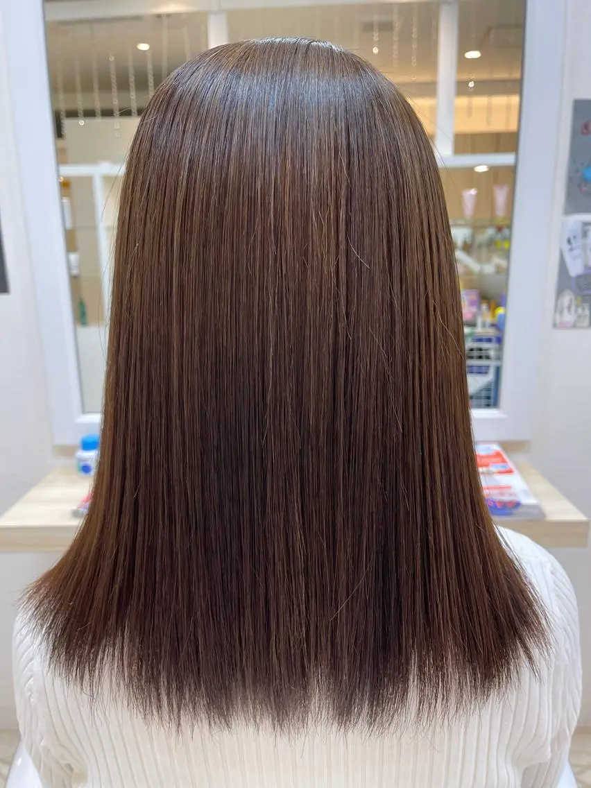 セミロング 髪質改善 トリートメント 高橋 佑介のヘアスタイル