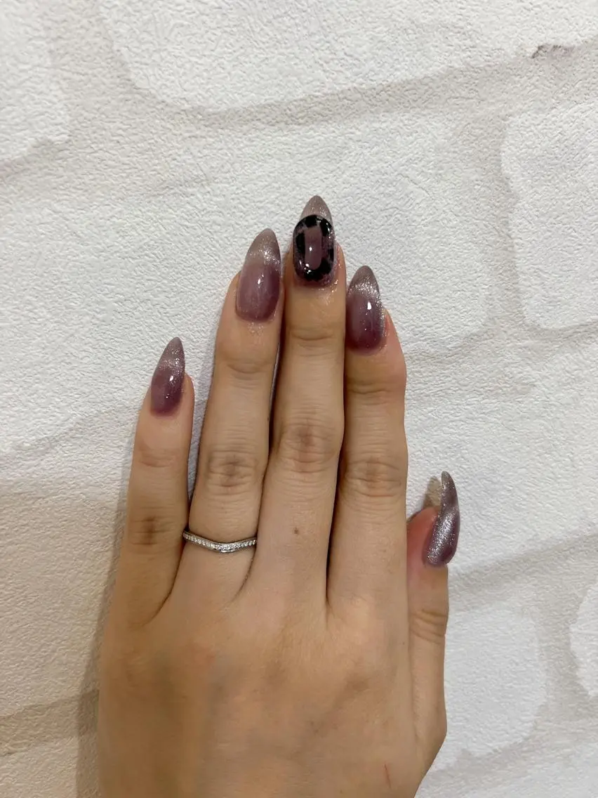 ネイル フレンチネイル マグネットネイル coco nailのネイルデザイン