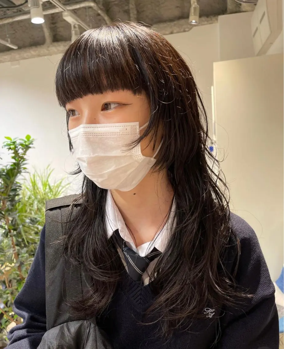 ロング カラー パーマ ナチュラル大人っぽい スタイル　MAORIのヘアスタイル