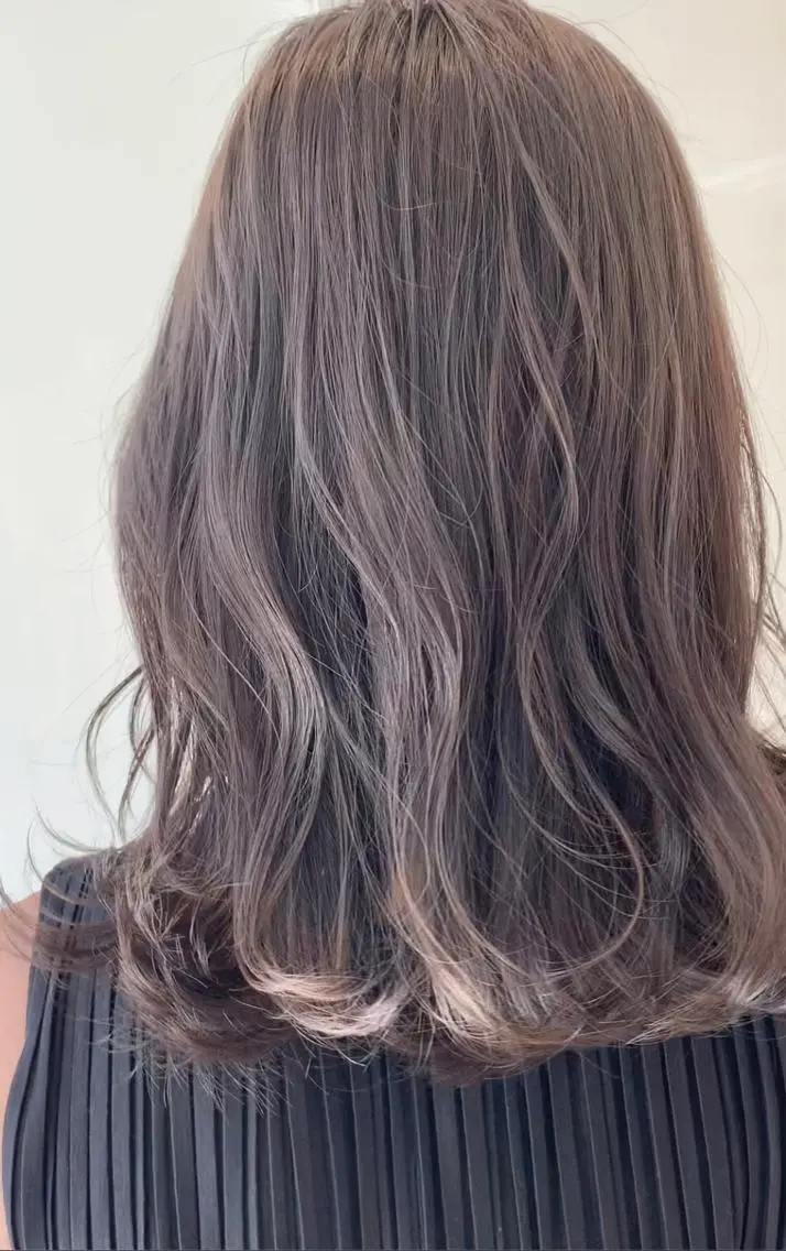 ミディアム カラー 美髪形成!色素改善! 秋田 和輝のヘアスタイル