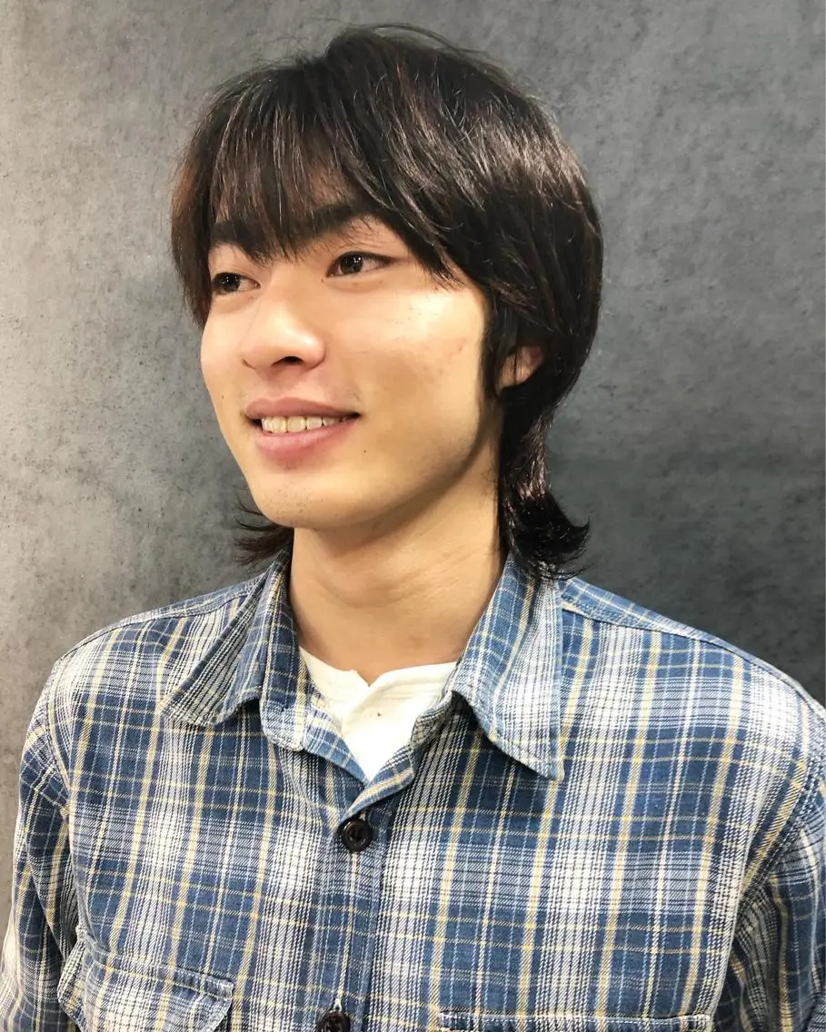 ヘアアレンジ メンズ メンズウルフカット ウルフカット カット トリートメント ヘアセット メンズ特化✂️栗原 侑也のヘアスタイル