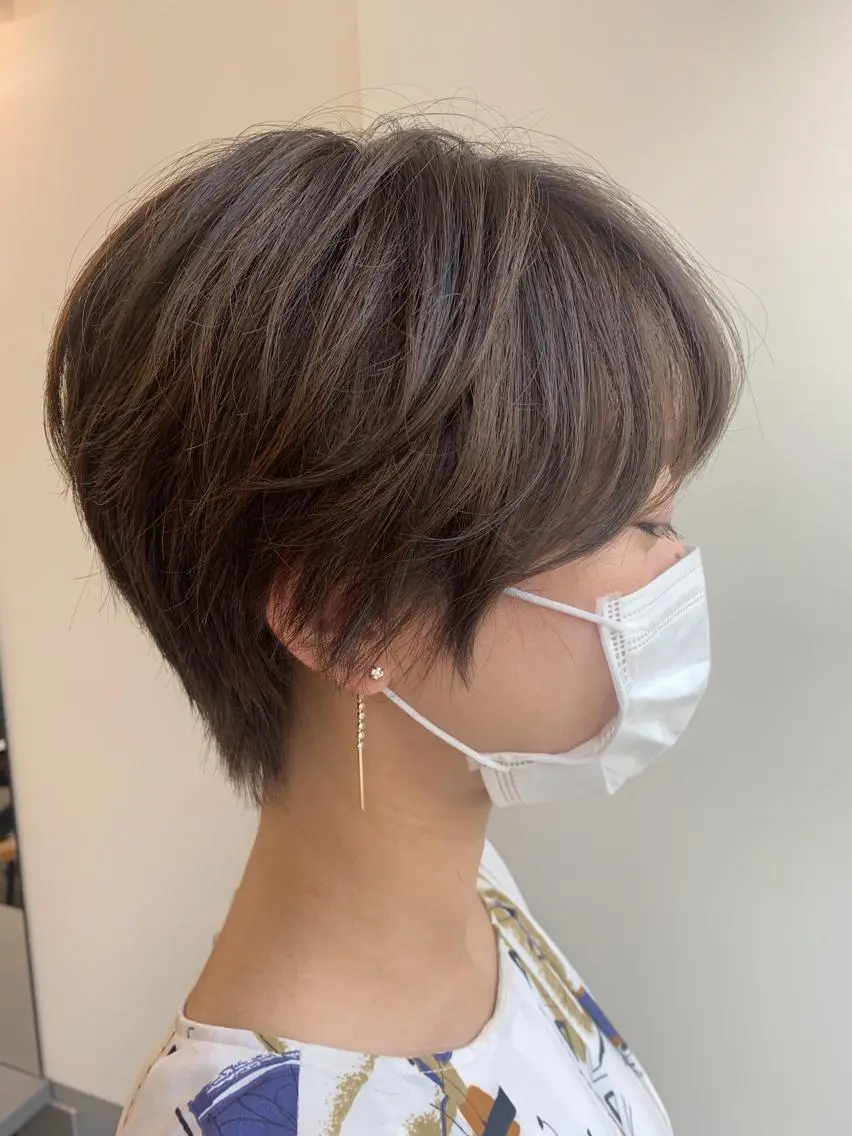ショート カラー ヘアカラー 🌛ダブルカラー 🌜SAYAKAのヘアスタイル