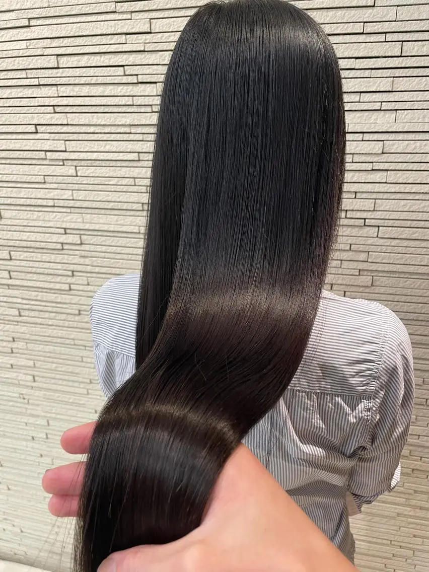 ロング 髪質改善 トリートメント カット トリートメント ♦️モテ髪創作者 SUGA♦️のヘアスタイル