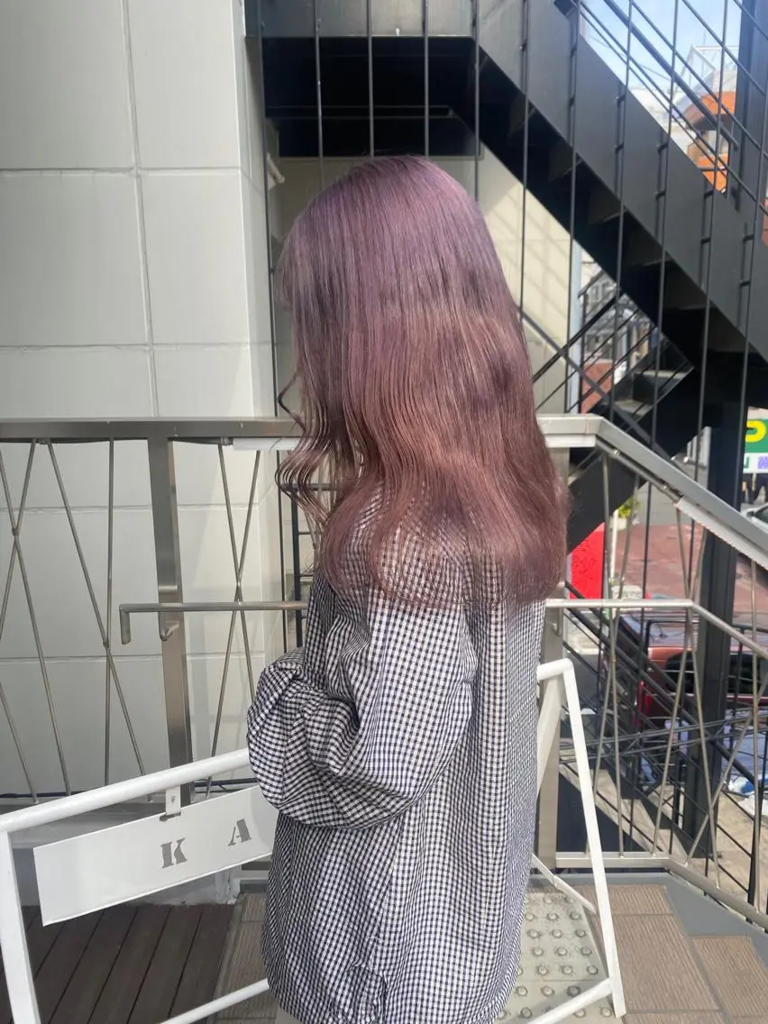 カラー ブリーチ 🌷柔らかクリーミー 🤍kirari🌷のヘアスタイル