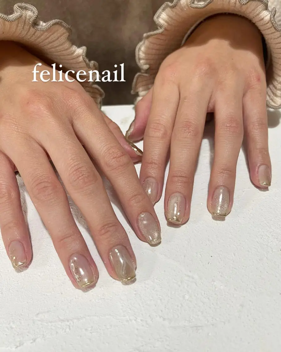 ネイル ゴールド felice nailのネイルデザイン