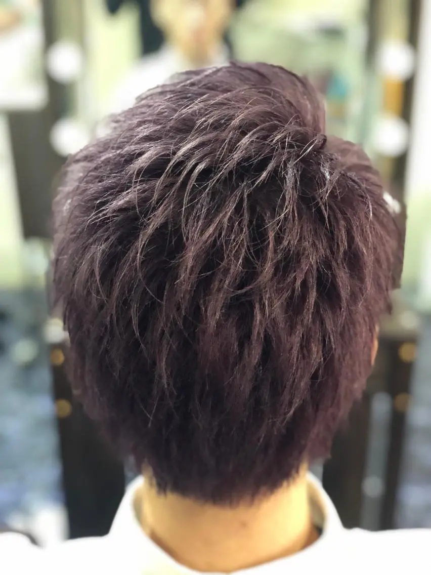 ショート メンズ カット ヘアカラー 坂田 裕樹のヘアスタイル