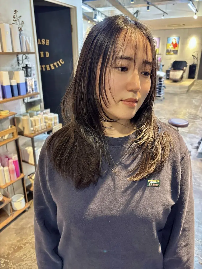 ロング カット 佐藤彩奈/レディース カットモデル募集中のヘアスタイル