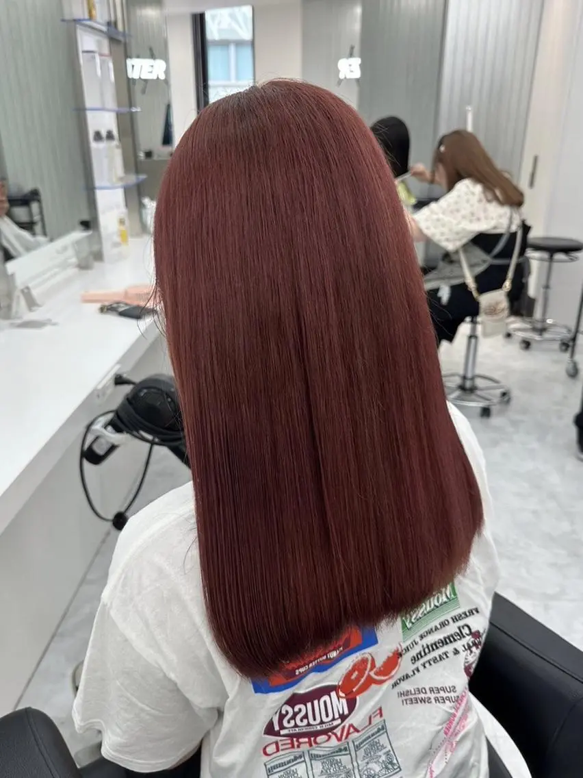 カラー ヘアカラー カット💜モデル募集 アカデミー札幌のヘアスタイル