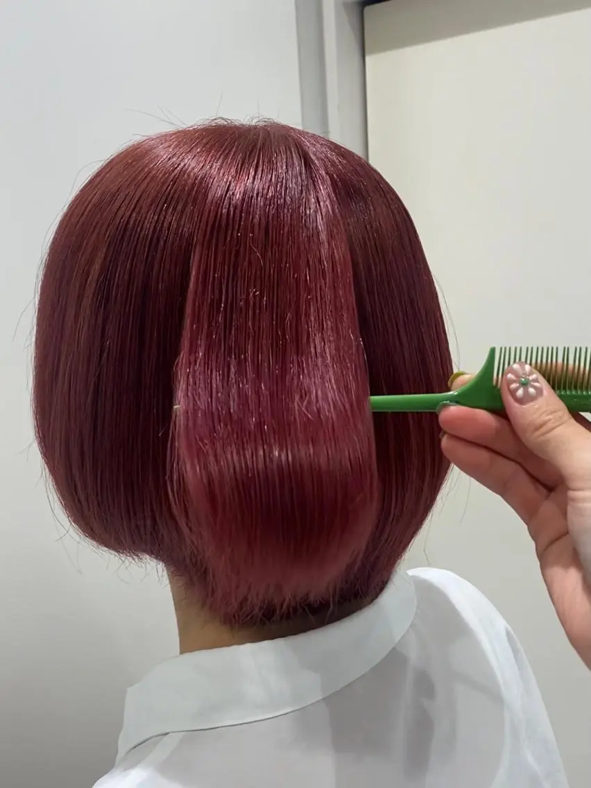 ショート カラー ブリーチ ヘアカラー トリートメント 🍏すがの みき🍏のヘアスタイル