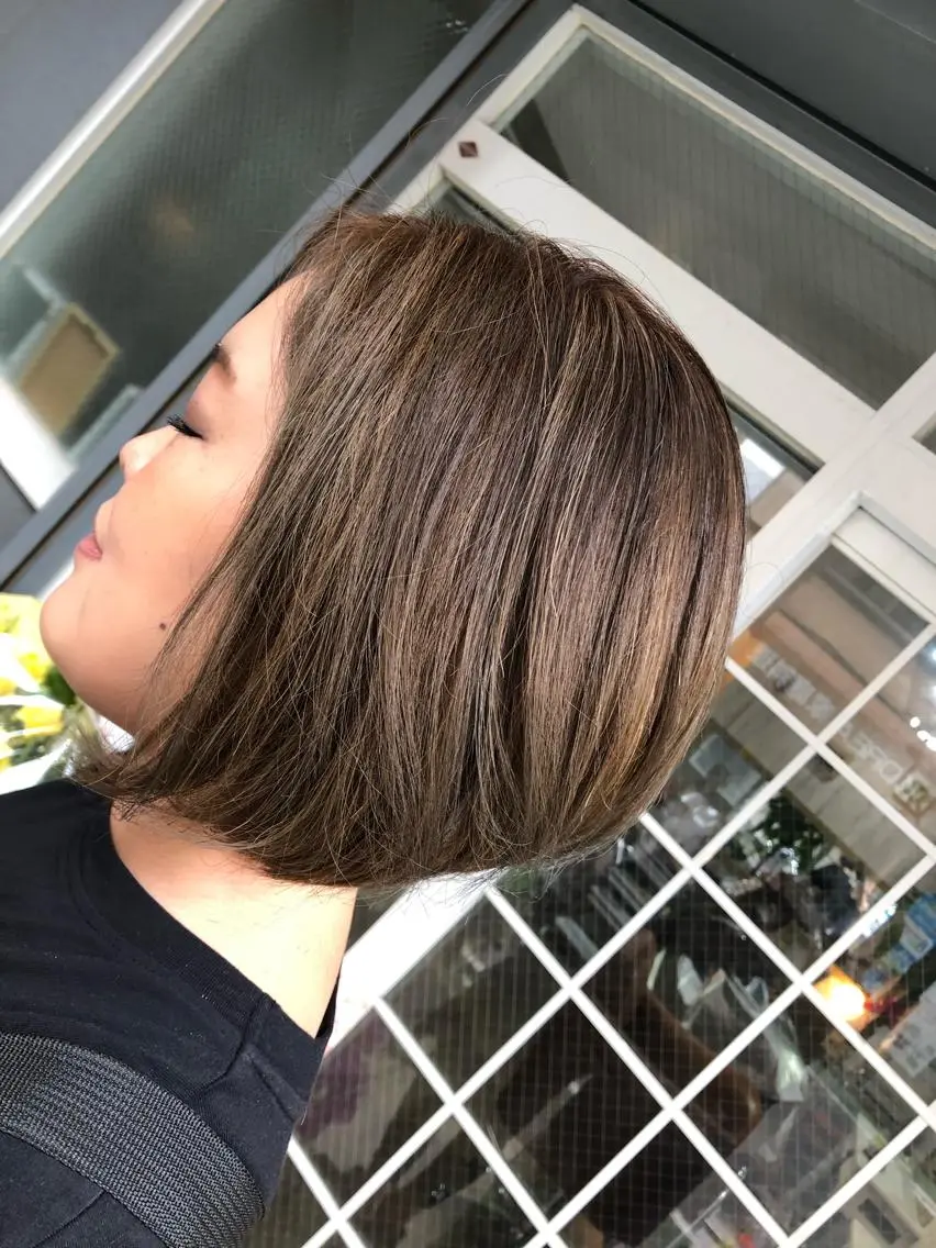 ショート ヘアカラー トリートメント 🐆アンドウ チカコ🦓のヘアスタイル