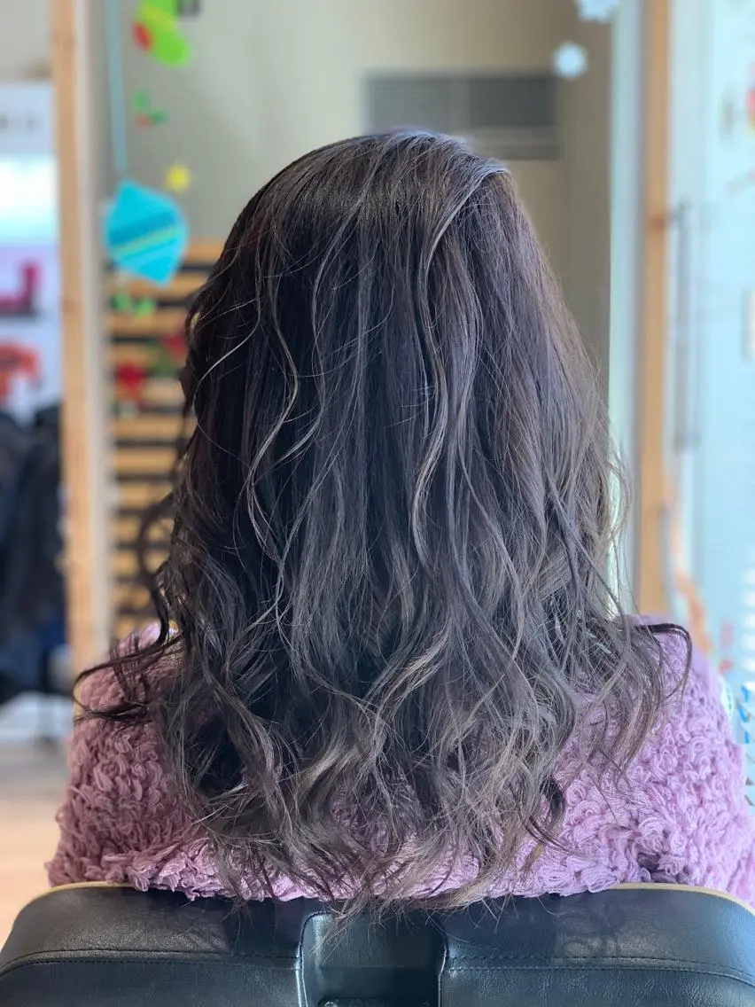 ロング カラー 関口 友行のヘアスタイル