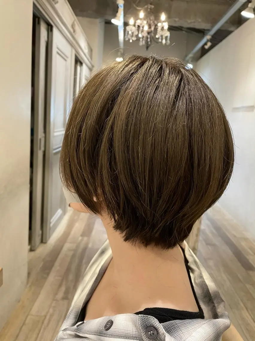 ショート ショートボブ ボブ ショートヘア 玉邑 美菜のヘアスタイル