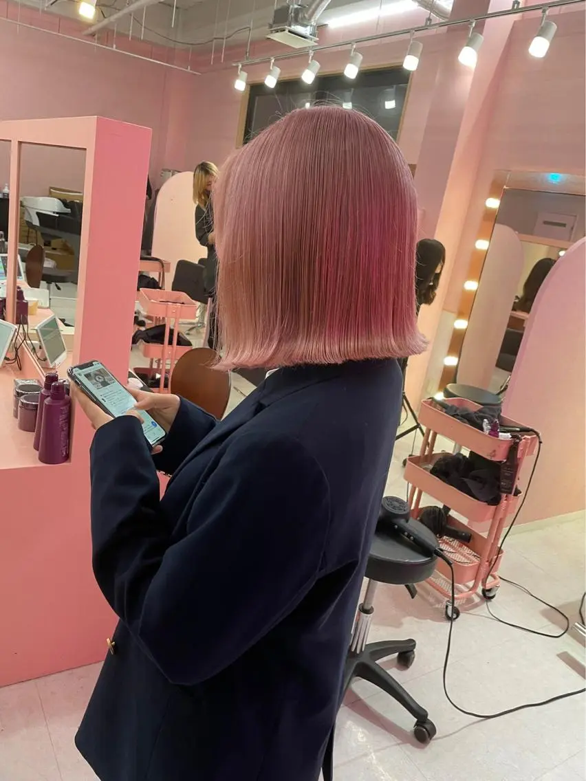 ミディアム カラー ハイトーン特化💍 NØRN💍韓国のヘアスタイル
