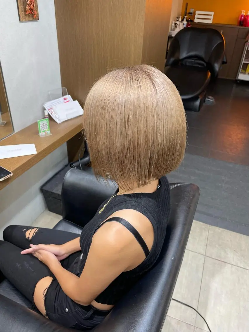 カラー ヘアカラー トリートメント yasuハイトーン/ デザインカラーのヘアスタイル