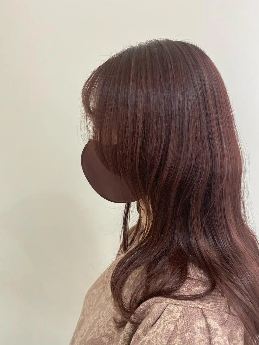 ロング カラー ヘアアレンジ 銀座メンズ専門🖤 叶奈々のヘアスタイル
