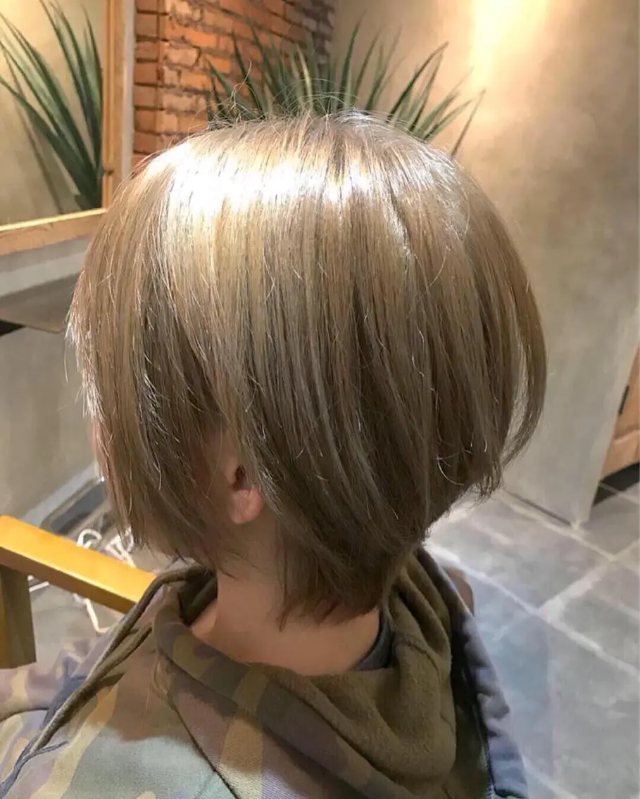 ショート カラー カット ヘアカラー hair care ACRO店長 谷のヘアスタイル