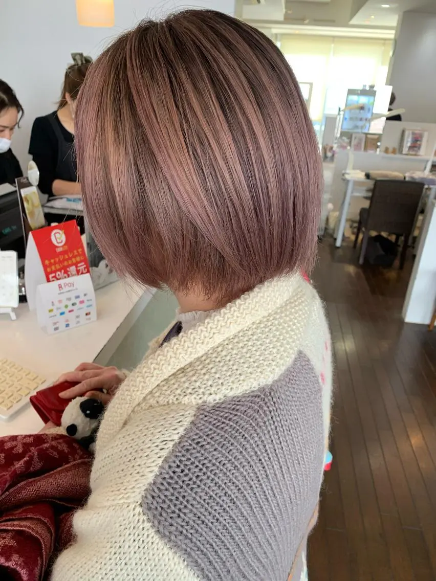 ショート カラー 心斎橋なんば 大野竜輝のヘアスタイル