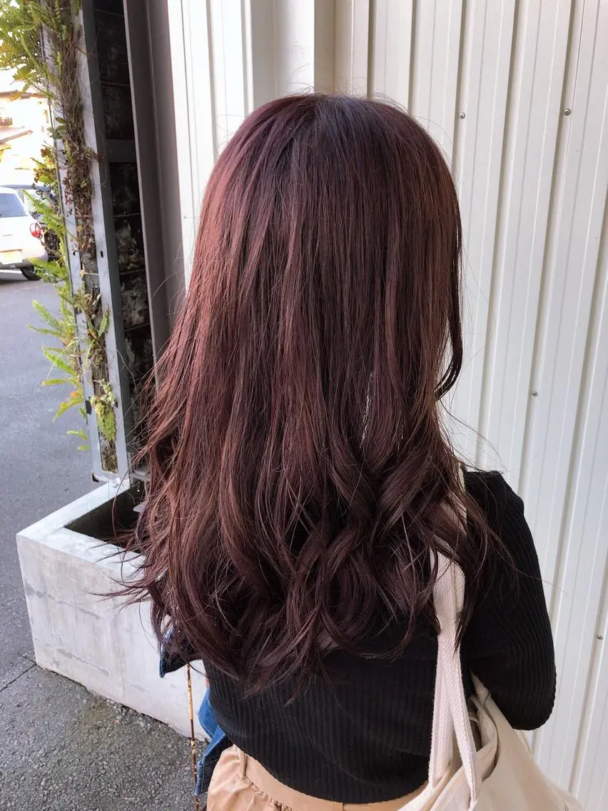 ロング カラー アッシュ ピンクカラー ピンクアッシュ 魅力引き出しUP😉 ✂︎吉田尚矢✂︎のヘアスタイル