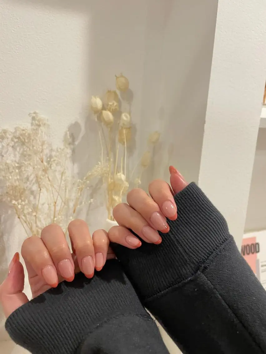 ネイル フレンチネイル 春ネイル ハンドネイル bylaki_ haruka(K)のネイルデザイン