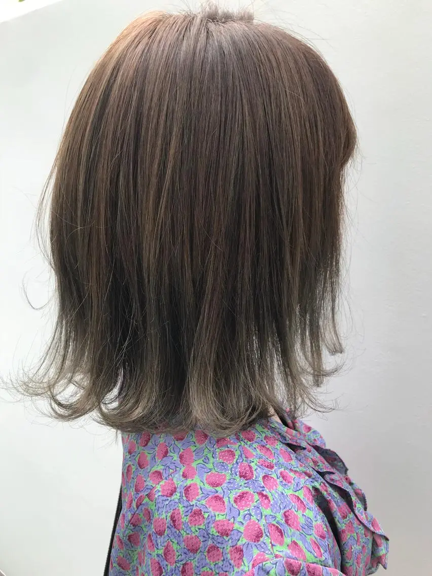 ミディアム カラー ベージュカラー グラデーションカラー 髪質改善🌟 TAKERUのヘアスタイル