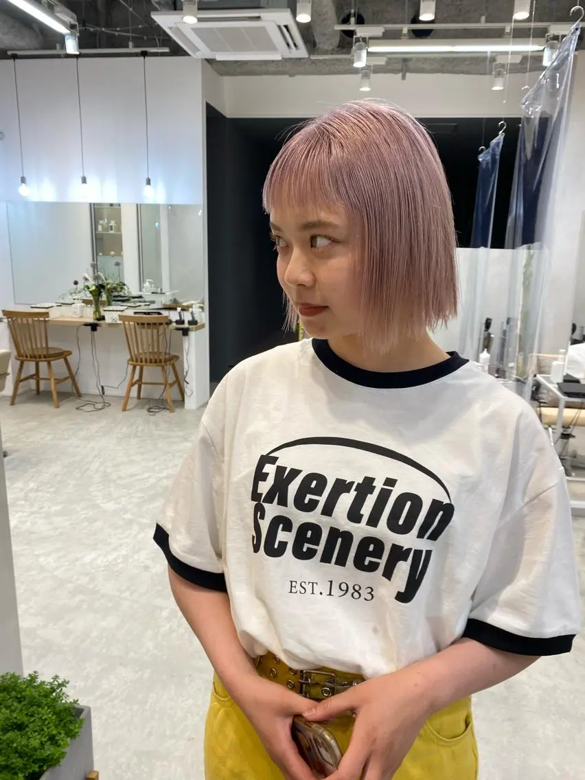 ショート カラー メンズ清潔感のプロ 💈メンズパーマ藤田のヘアスタイル