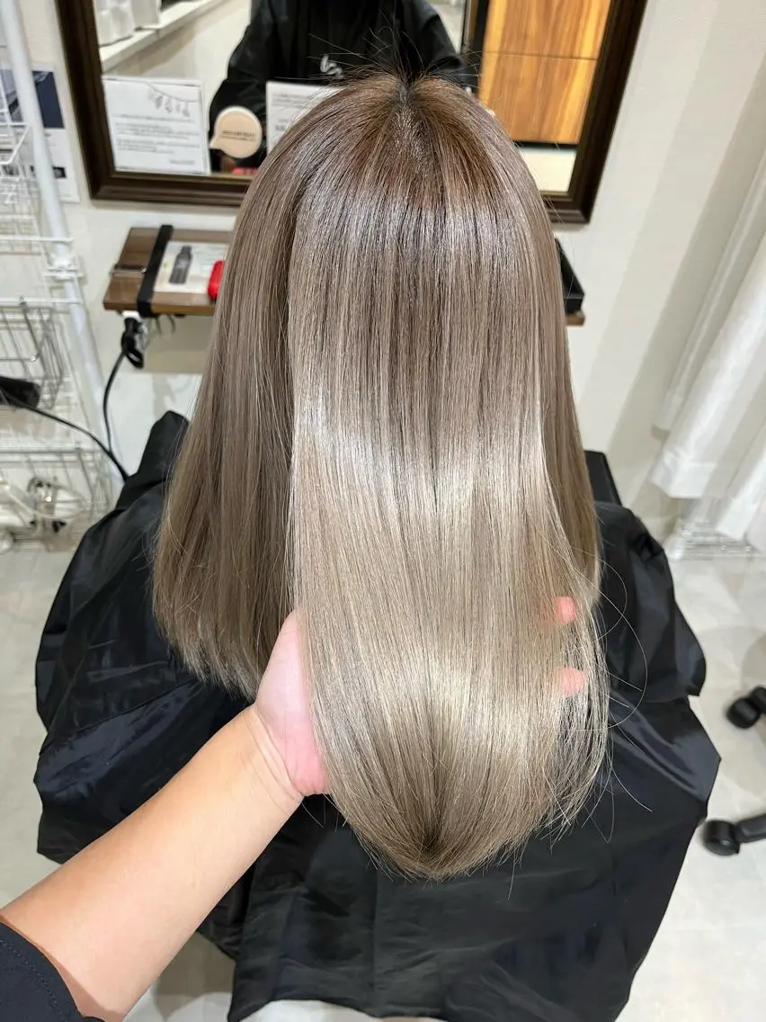 ロング カラー ブロンド 髪質改善 ✨️💎山口 真依💎✨️のヘアスタイル