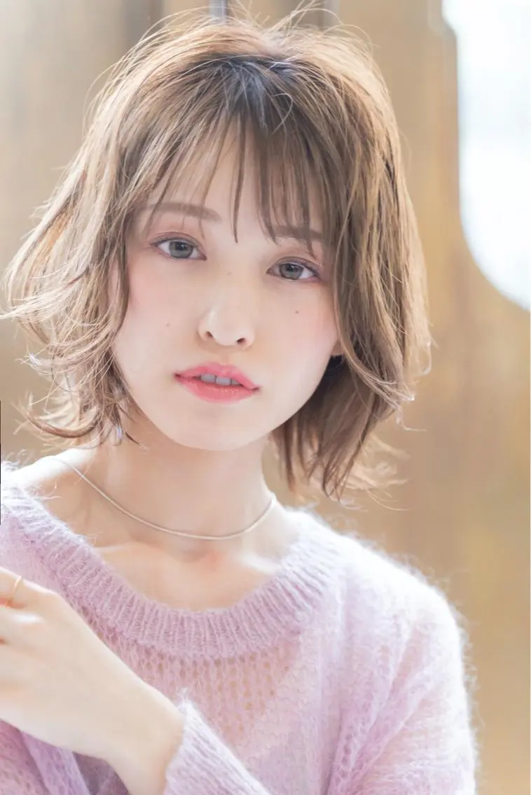 ミディアム カラー パーマ ヘアアレンジ メンズ キッズ ネイル マツエク・マツパ ベージュカラー ミルクティーベージュ カット ヘアカラー トリートメント 韓国ヘア🫧 KAZUTOのヘアスタイル