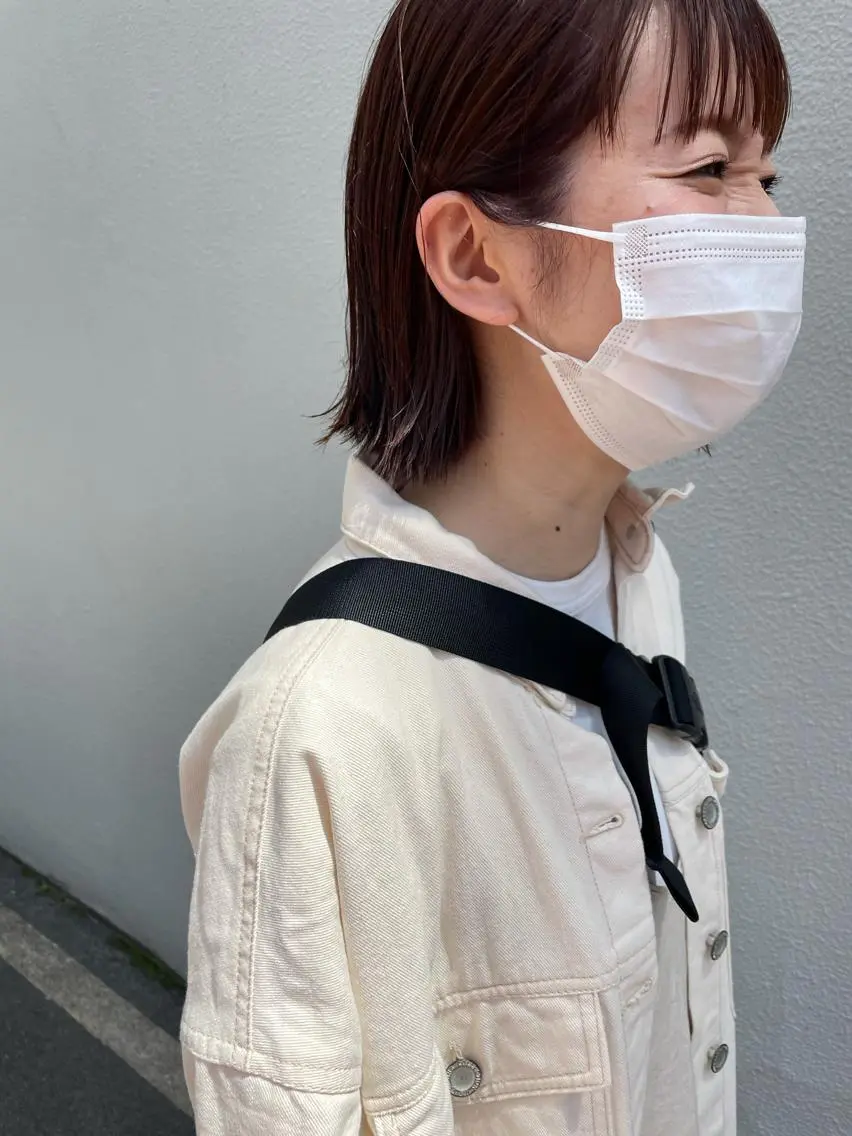 ミディアム 外ハネヘア カット ヘアカラー トリートメント ayane⭐️ボブ・ ショート・パーマのヘアスタイル