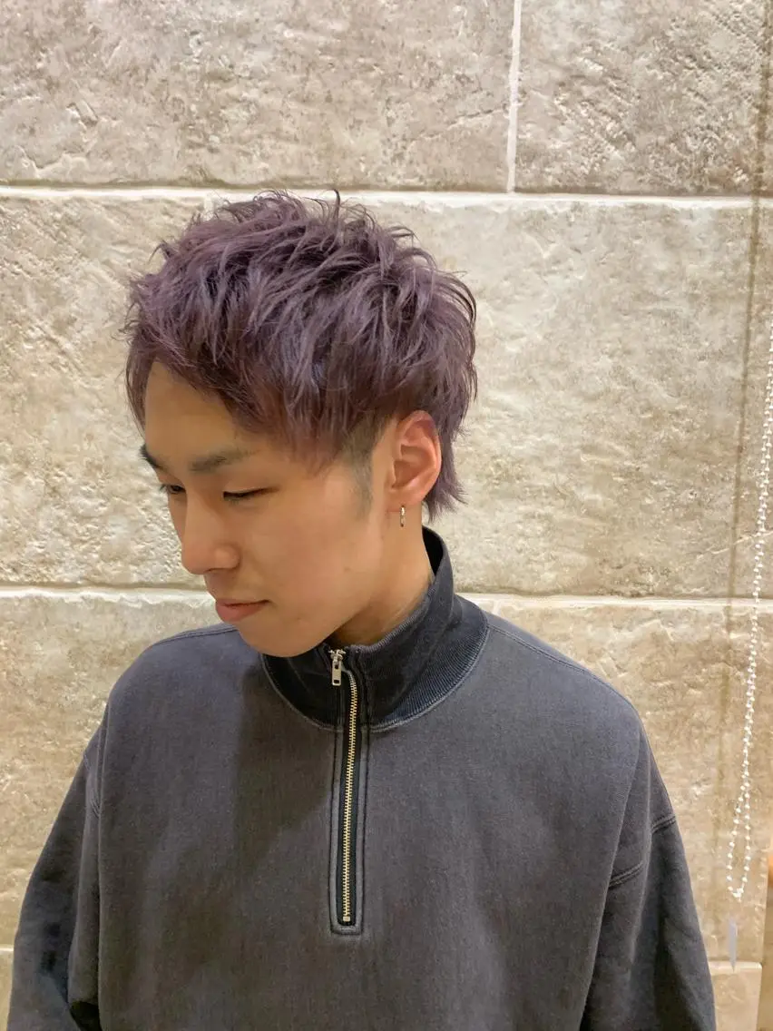 カラー メンズ カット ヘアカラー 《Zina札幌大通》 Hinano🐻のヘアスタイル