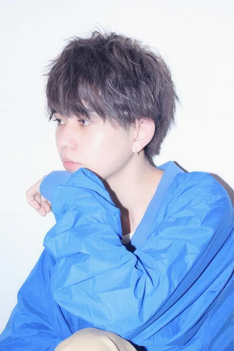 ミディアム カラー パーマ メンズ 【公式】amble luxe池袋東口🩷のヘアスタイル