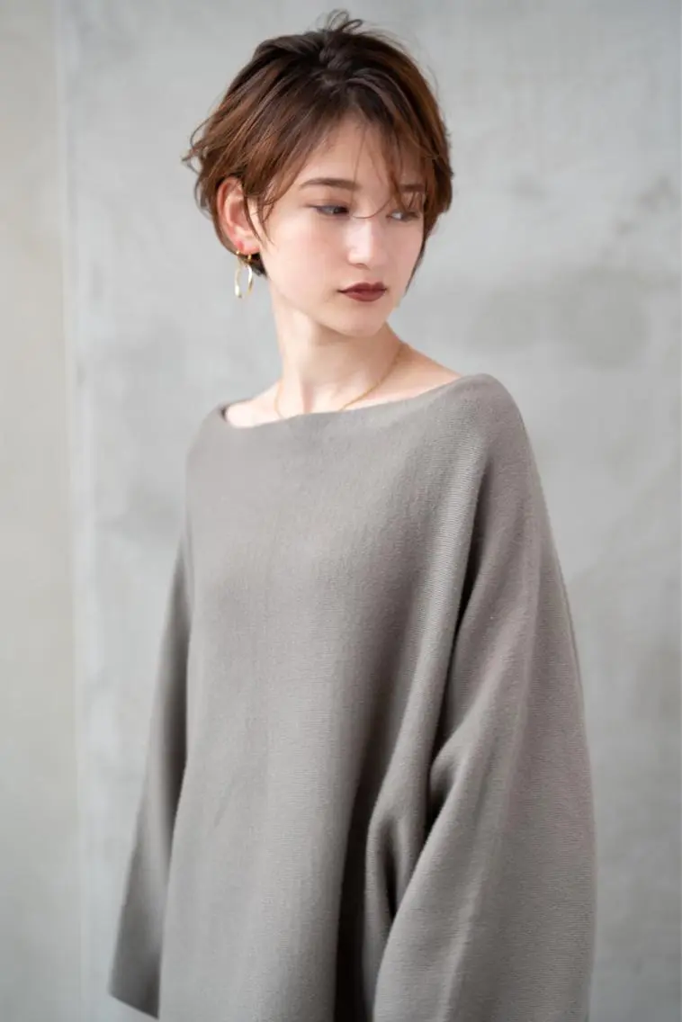 ショート カラー カット ヘアカラー トリートメント 🉐レイヤー/塩見 弘樹🉐渋谷のヘアスタイル