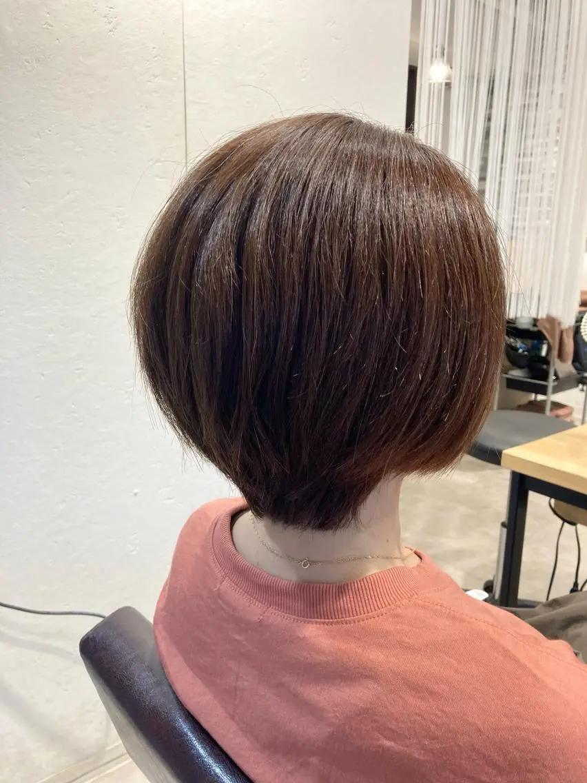 ショート 縮毛矯正／ブリーチ Shoのヘアスタイル