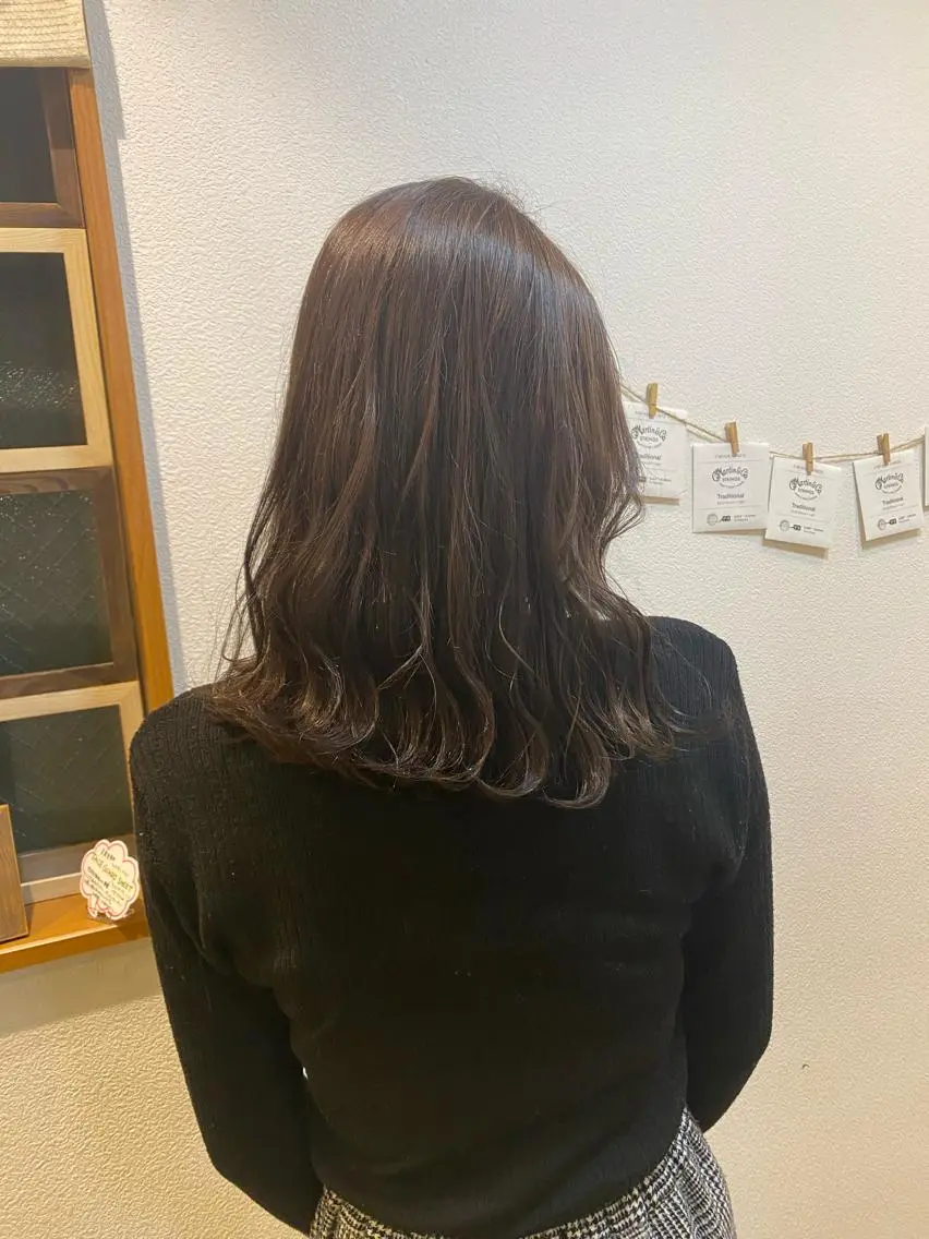 ミディアム 武田 悠生乃のヘアスタイル