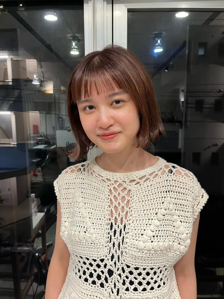 ショート カラー カット ヘアカラー トリートメント うる艶カラー/恵比寿 ベージュ/丸山陽平のヘアスタイル