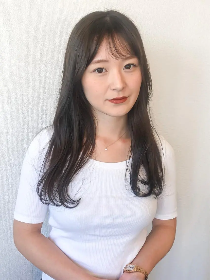 ロング カラー トリートメント ダメージレスサロン✨ kayo🌱のヘアスタイル