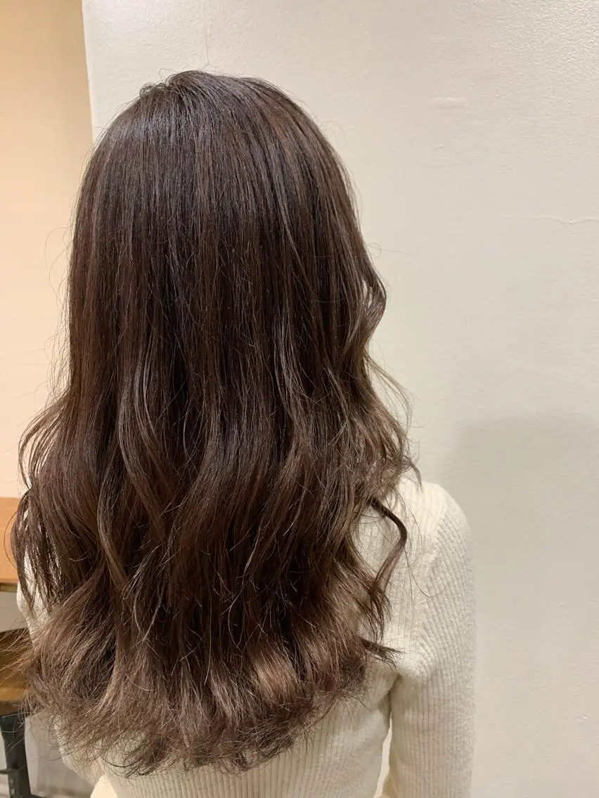 セミロング ヘアカラー トリートメント ヘッドスパ ヘアセット 大宮/山口 竣也のヘアスタイル