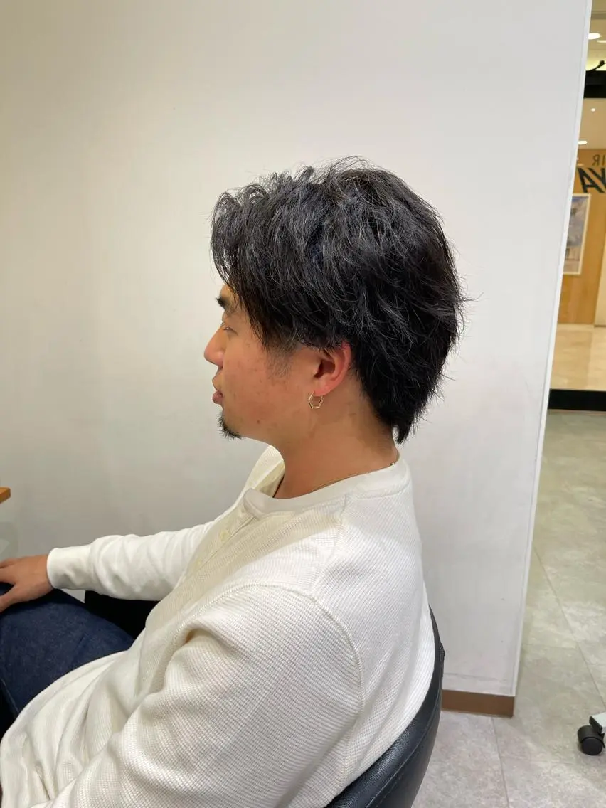 ショート メンズ センターパート ✂︎髪質改善・ Yuitoのヘアスタイル