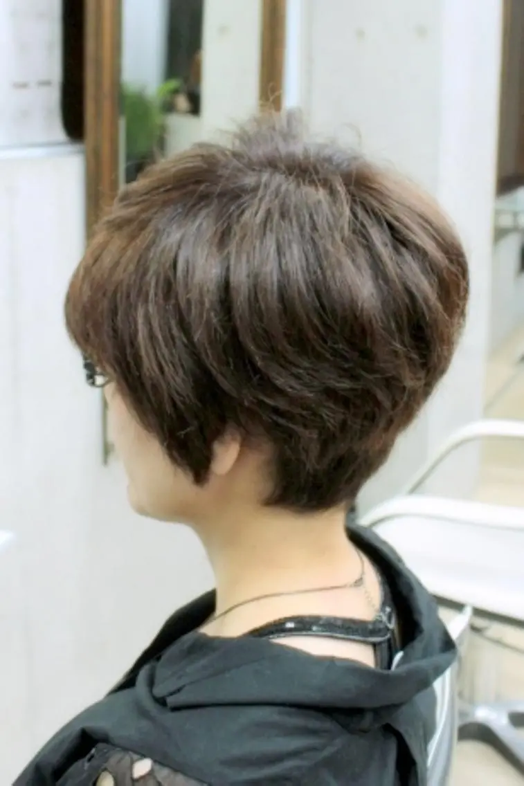ショート カラー パーマ ショートヘア 村上 貴徳のヘアスタイル