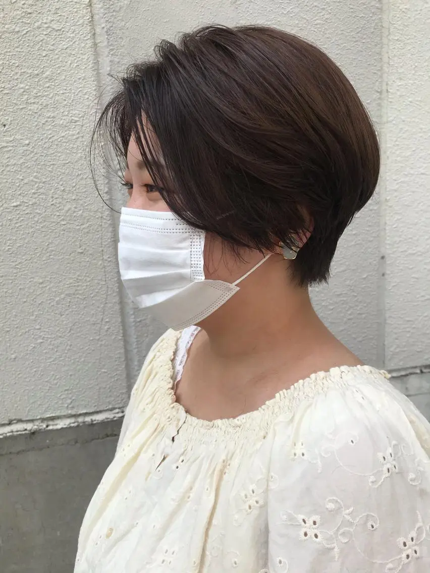 ショート カット パーマ トリートメント ayane⭐️ボブ・ ショート・パーマのヘアスタイル
